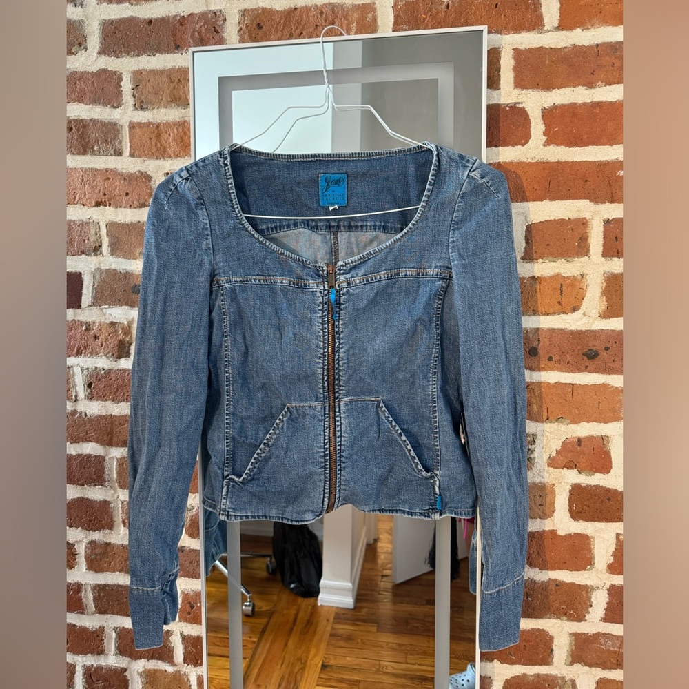 Christian Lacroix Denim Top Sz 42